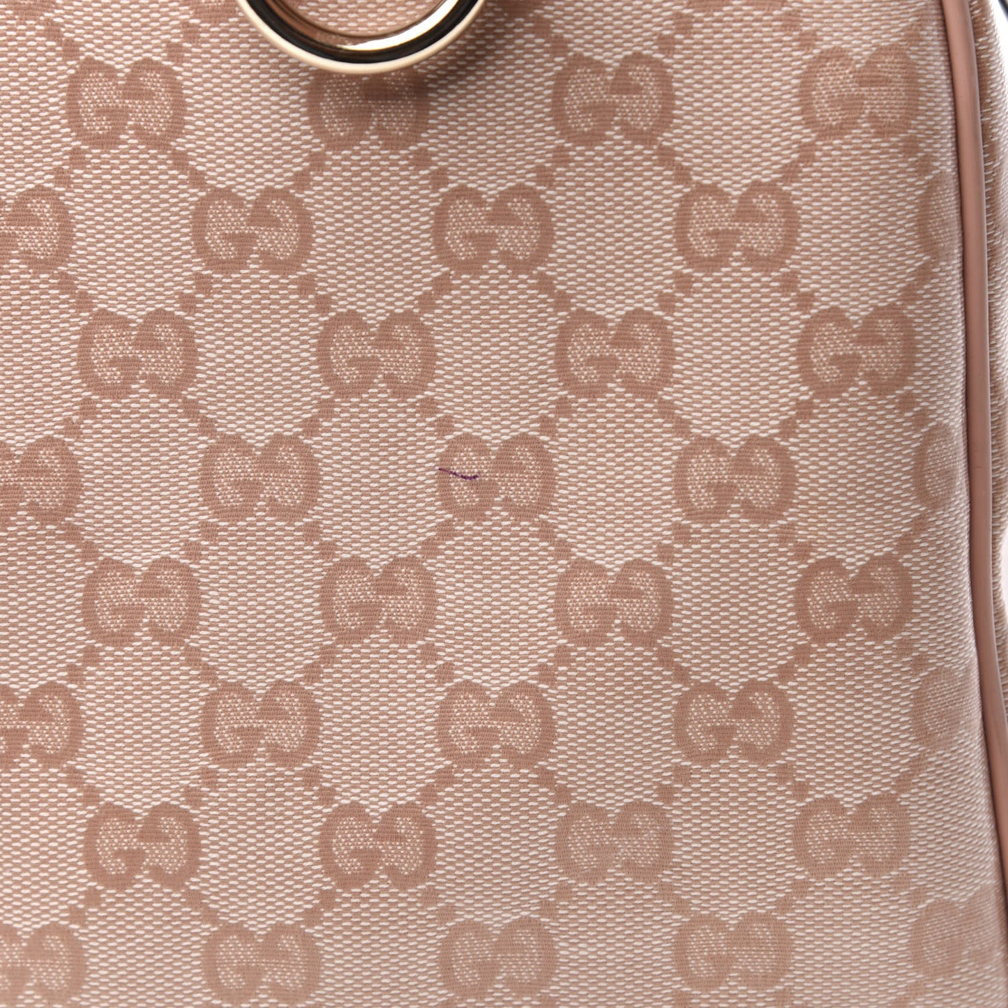 Crystal Monogram Joy Medium Boston Pink