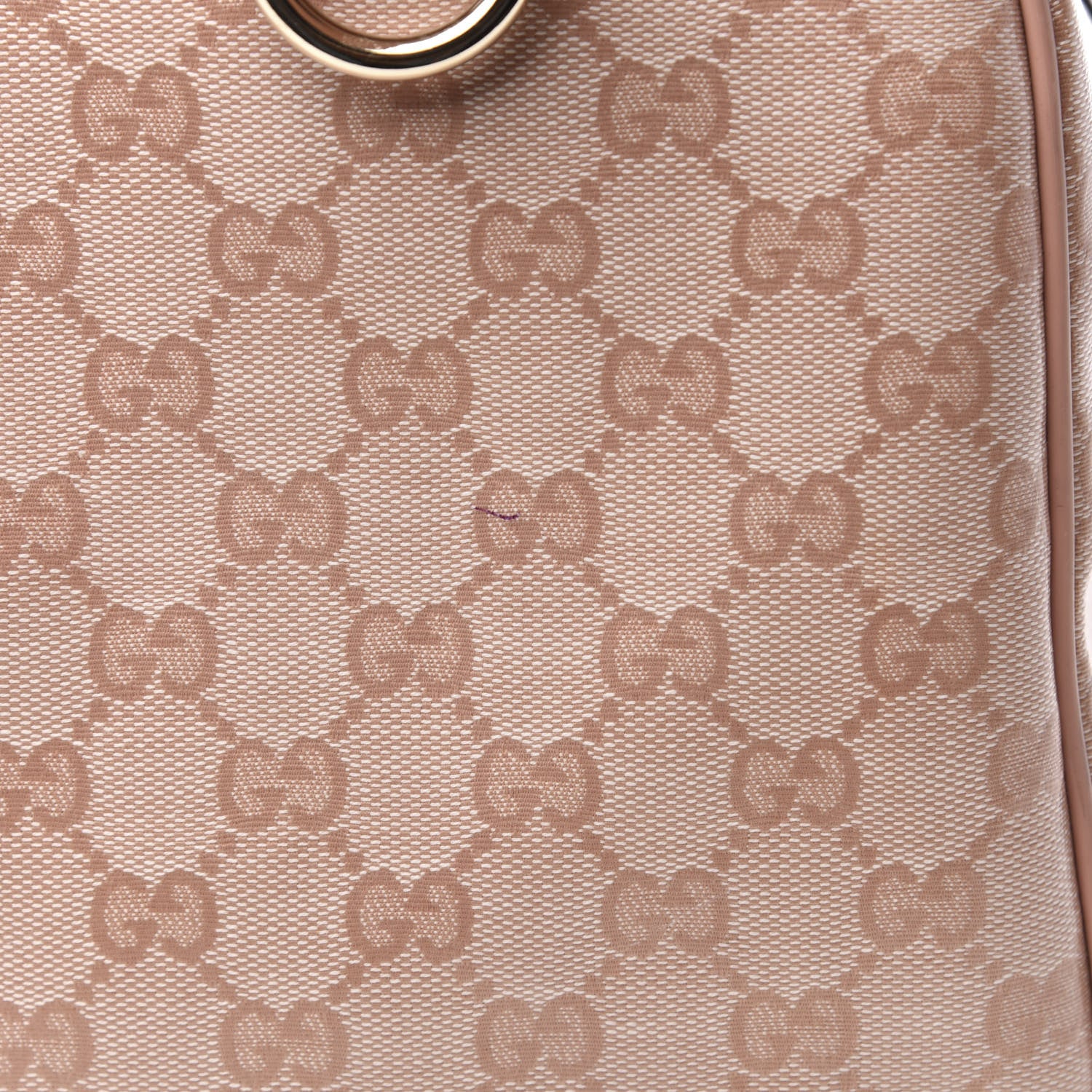 Gucci Crystal Monogram Joy Medium Boston Pink 11 of 12