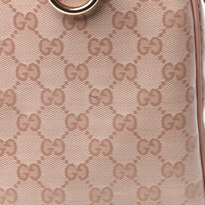Gucci Crystal Monogram Joy Medium Boston Pink 11 of 12
