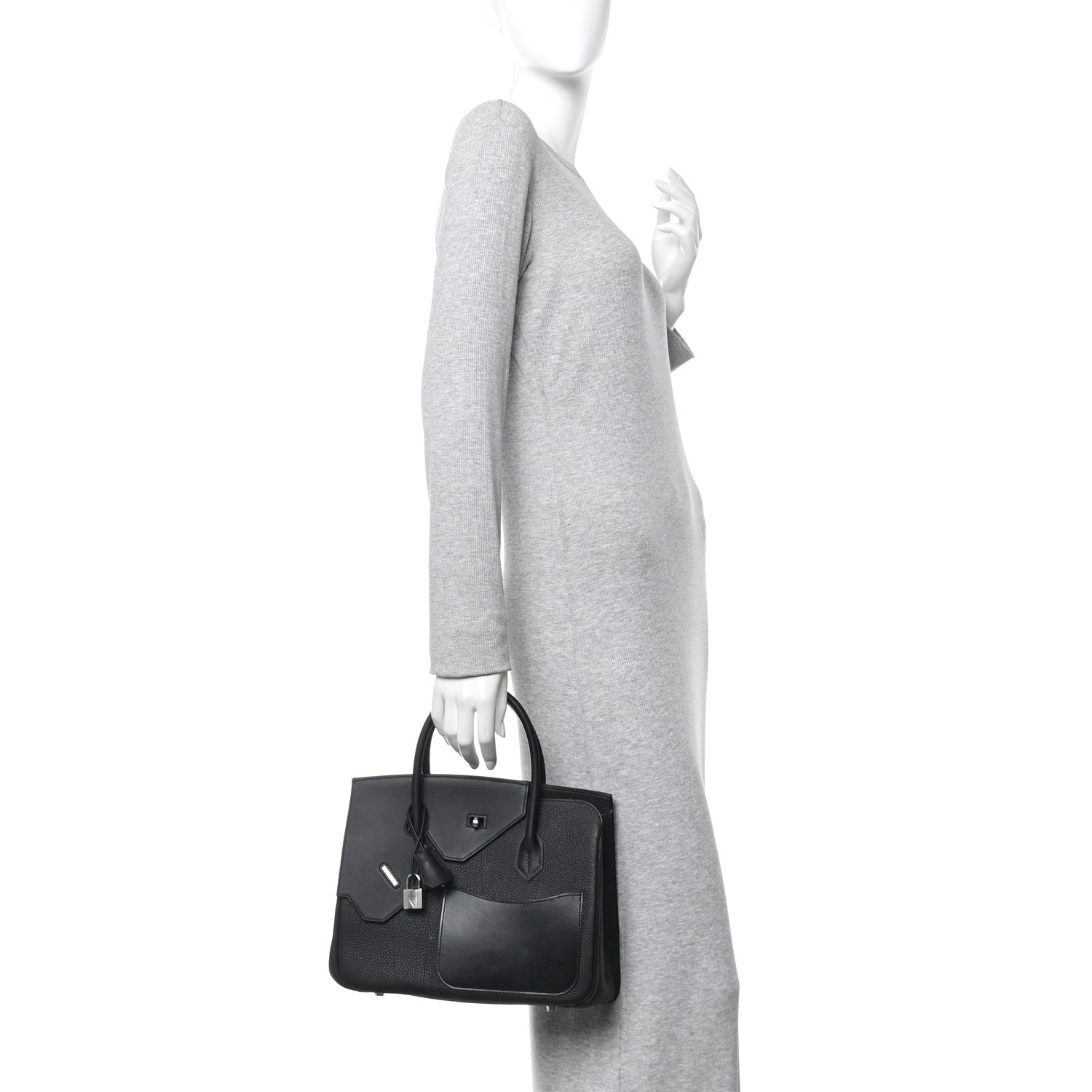 Hermes Togo Swift Birkin En Desordre Sellier 30 Black 2 of 12