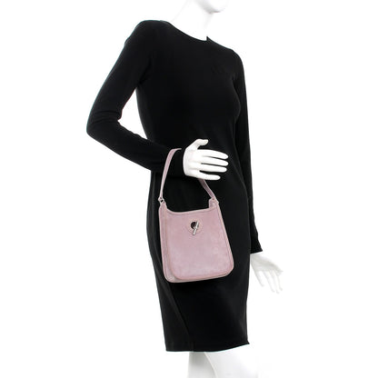 Hermes Veau Doblis Suede Vespa TPM Lilac 2 of 8