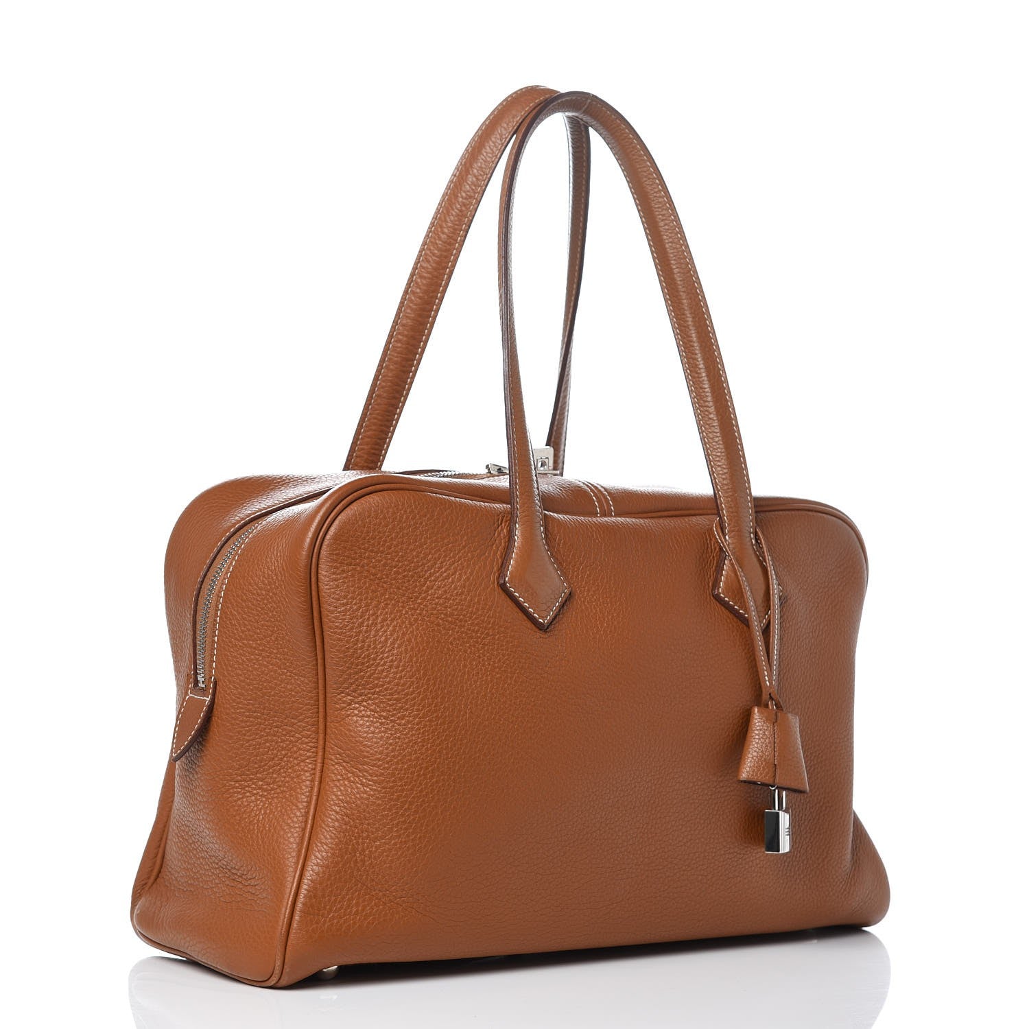 Hermes Taurillon Clemence Victoria II 35 Gold 2 of 21