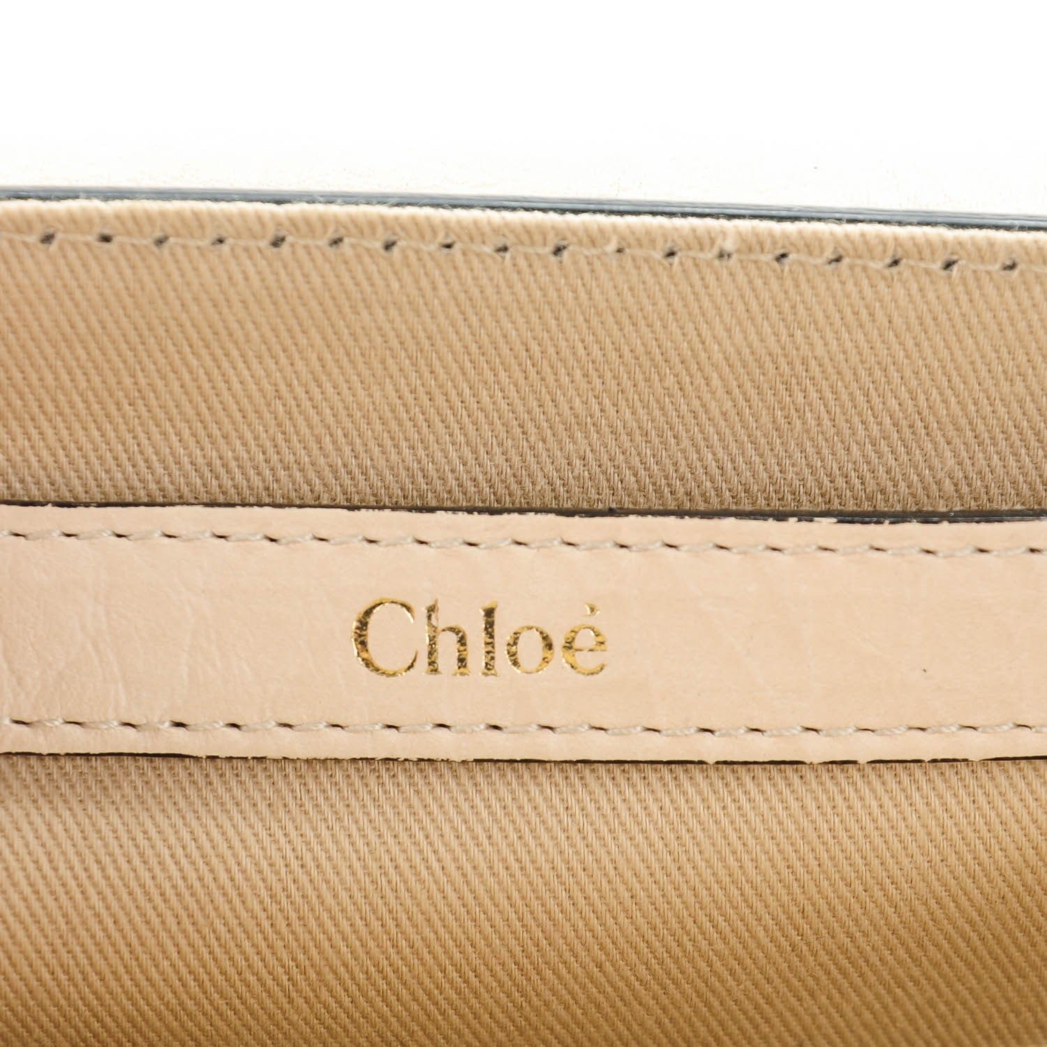 Chloe Grained Calfskin Sally Clutch Beige 6 of 7