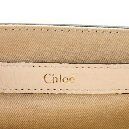 Chloe Grained Calfskin Sally Clutch Beige 6 of 7