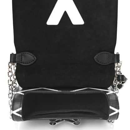 Louis Vuitton Epi Malletage Twist Shoulder Bag PM Black 5 of 9