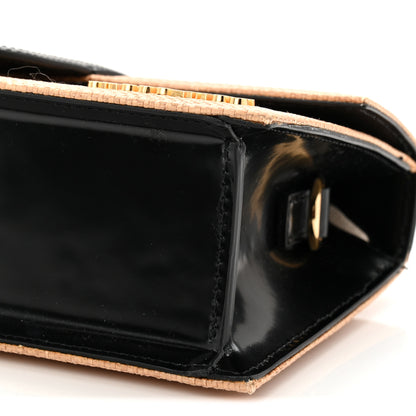 Jacquemus Raffia Smooth Calfskin Le Grand Bambino Natural Dark Brown 9 of 9