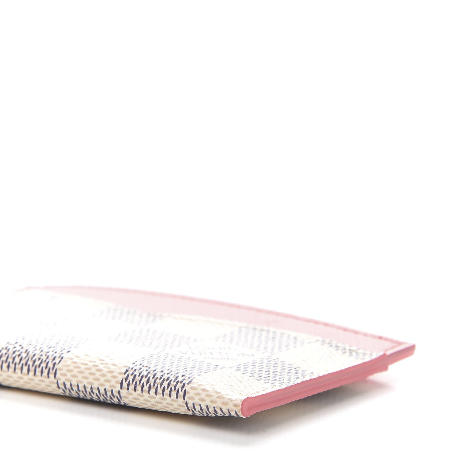Louis Vuitton Damier Azur Daily Card Holder Rose Papaye 8 of 9