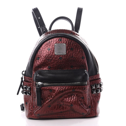 MCM Metallic Visetos Studded X-Mini Bebe Boo Backpack Scooter 2 of 8