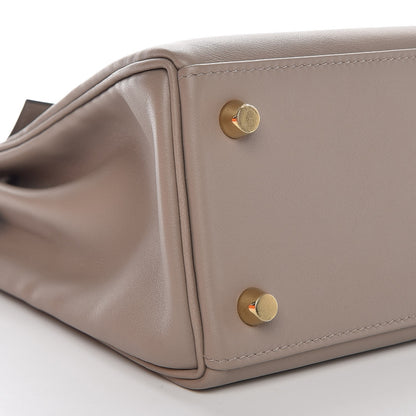 Hermes Swift Kelly Retourne 25 Gris Asphalte 25 of 34