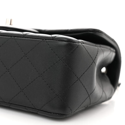 Chanel Lambskin Quilted Mini Rectangular Flap Black 10 of 11