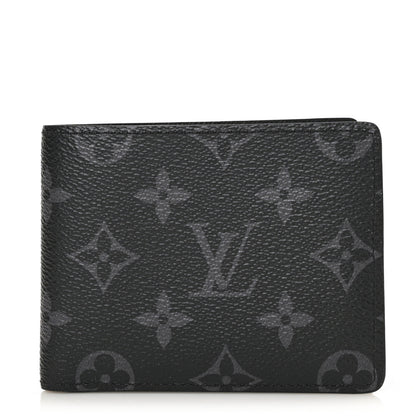 Louis Vuitton Monogram Eclipse Slender Wallet 1 of 6