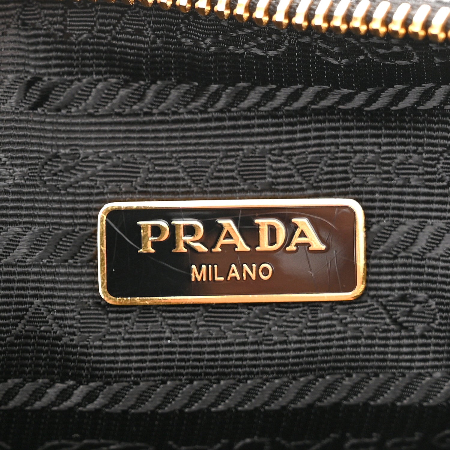 Prada Saffiano Lux Re-Edition 2005 Shoulder Bag Black 6 of 10