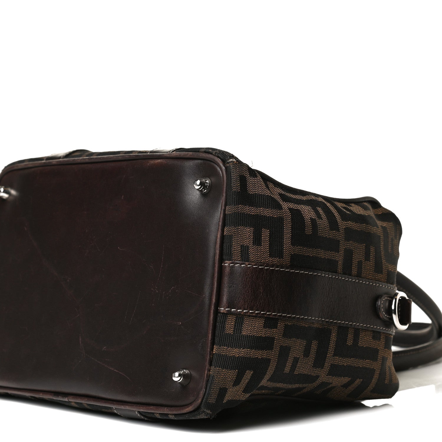Fendi Zucca Boston Tobacco 7 of 27