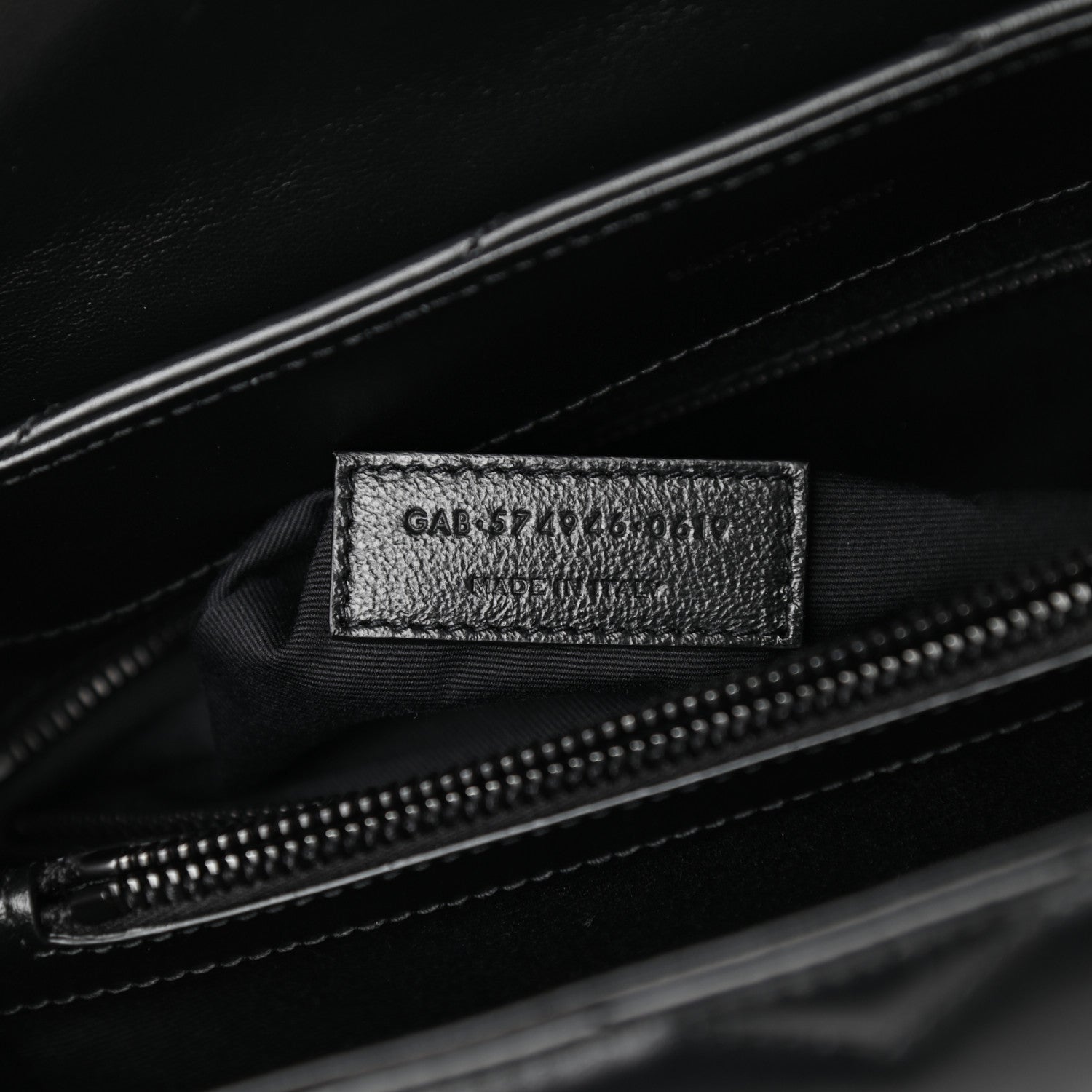 Saint Laurent Calfskin Y Quilted Monogram Medium Loulou Chain Satchel Black 7 of 9