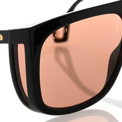 Gucci Acetate Shield Sunglasses GG0467S Black 8 of 9