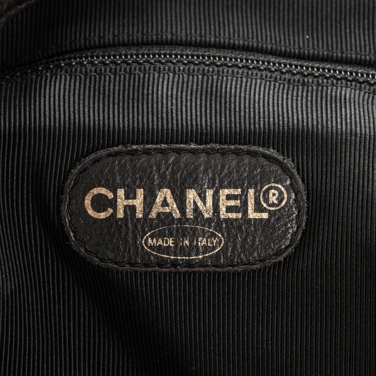 Lambskin CC Shopper Tote Black