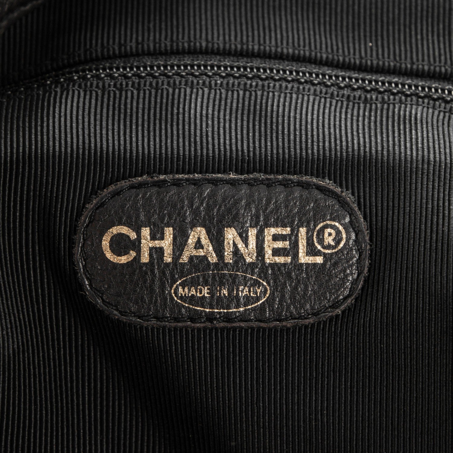 Chanel Lambskin CC Shopper Tote Black 6 of 6