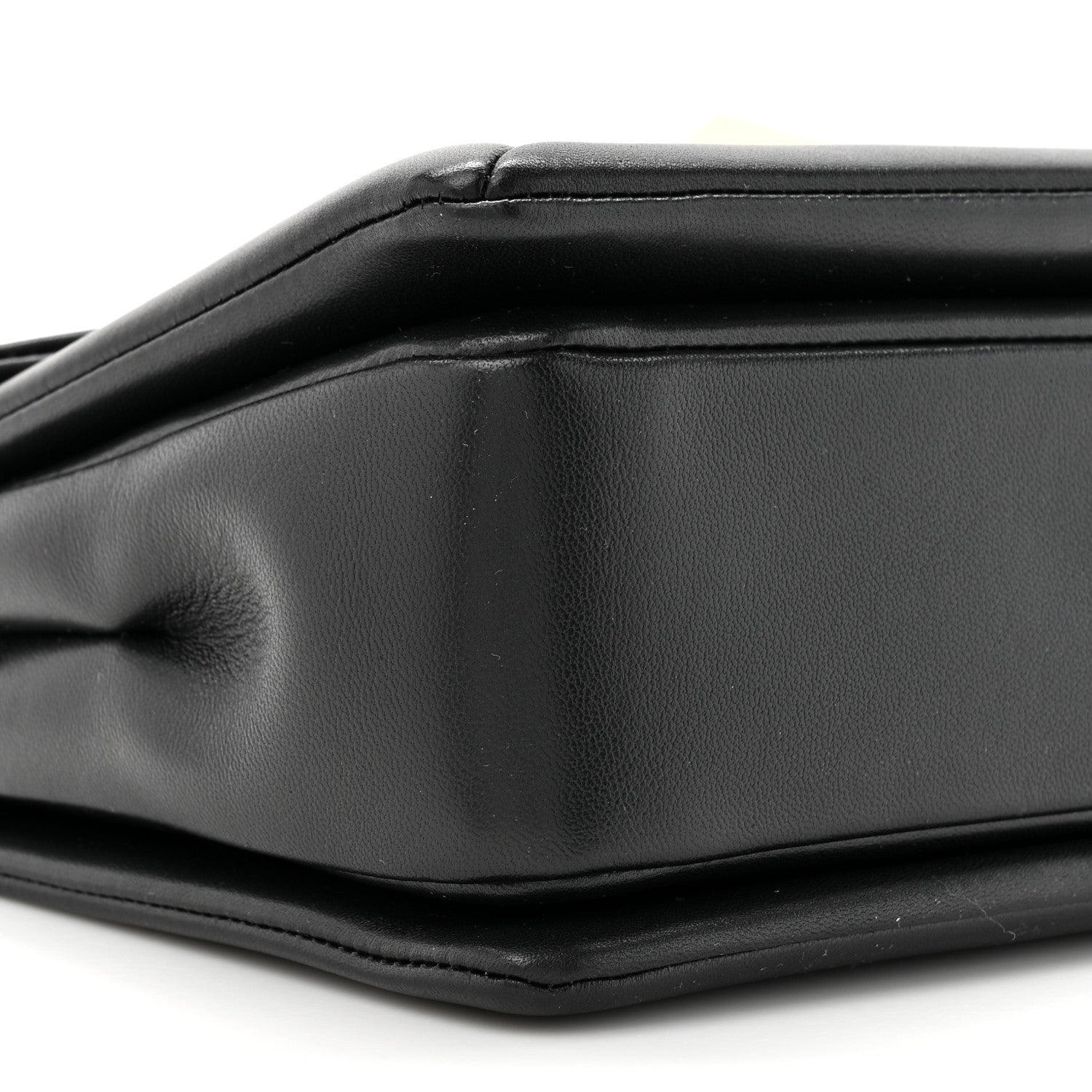 Valentino Garavani Nappa One Stud Chain Clutch Black 10 of 10