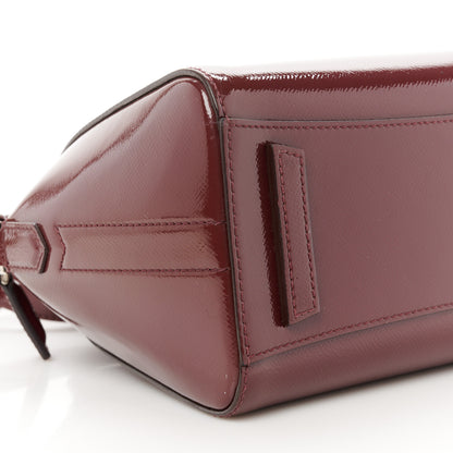 Givenchy Textured Patent Calfskin Mini Antigona Aubergine 10 of 12