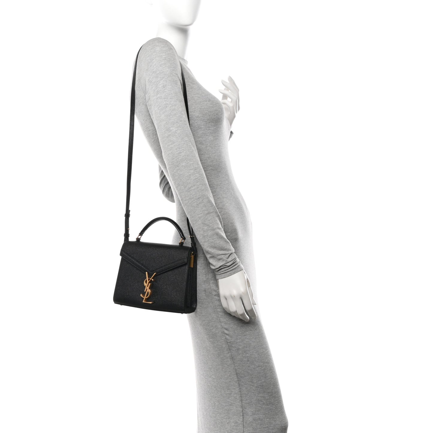 Grain de Poudre Mini Classic Monogram Cassandra Top Handle Black