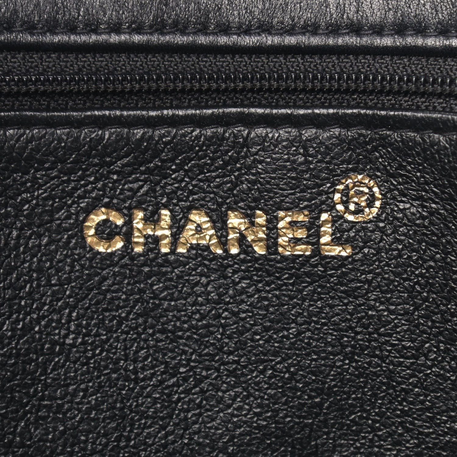 Chanel Lambskin CC Tote Black 5 of 10