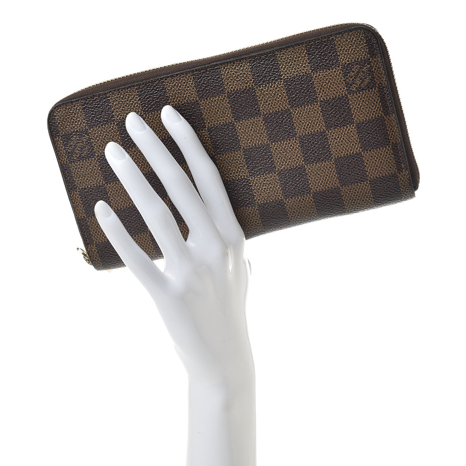 Louis Vuitton Damier Ebene Zippy Wallet 2 of 11