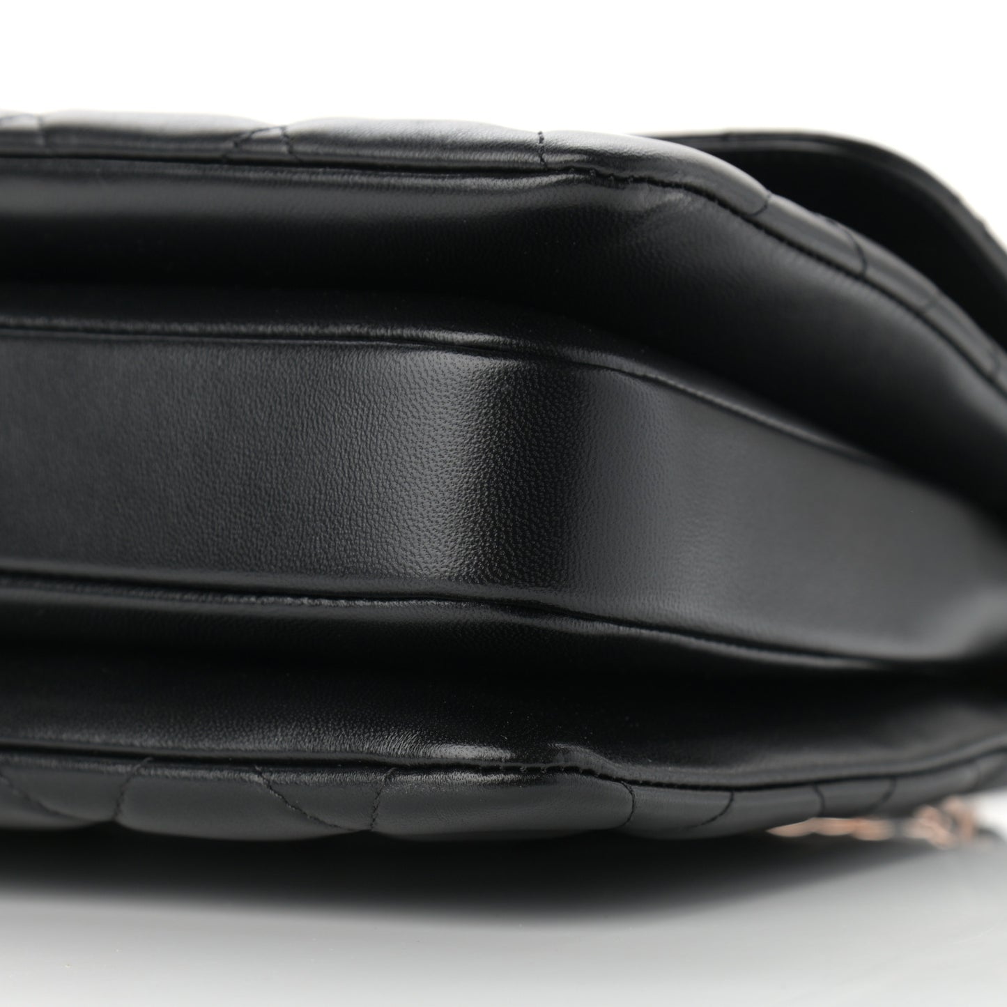 Lambskin Quilted Small Trendy CC Dual Handle Flap Bag Black