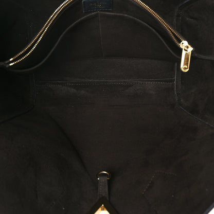 Louis Vuitton Calfskin Monogram Kimono Tote Black 6 of 9