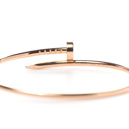 Cartier 18K Pink Gold Small Juste Un Clou Bracelet 15 4 of 6