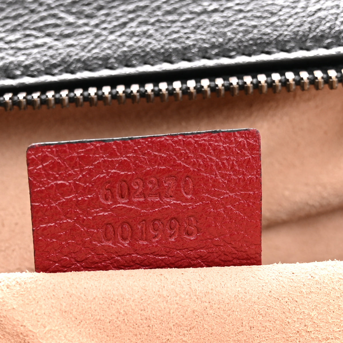 Gucci Vintage Effect Calfskin Matelasse Diagonal Small Torchon GG Marmont Bamboo Top Handle Shoulder Bag Black Romantic Cherry 7 of 10