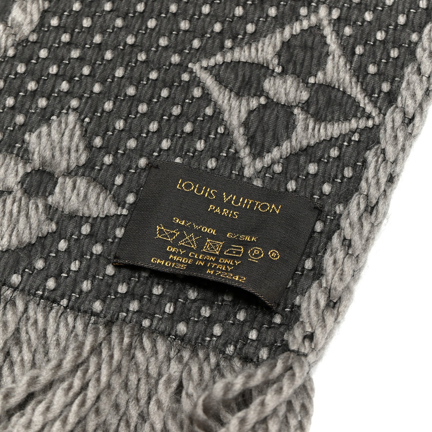Louis Vuitton Wool Silk Logomania Scarf Verone 1810257 – FASHIONPHILE