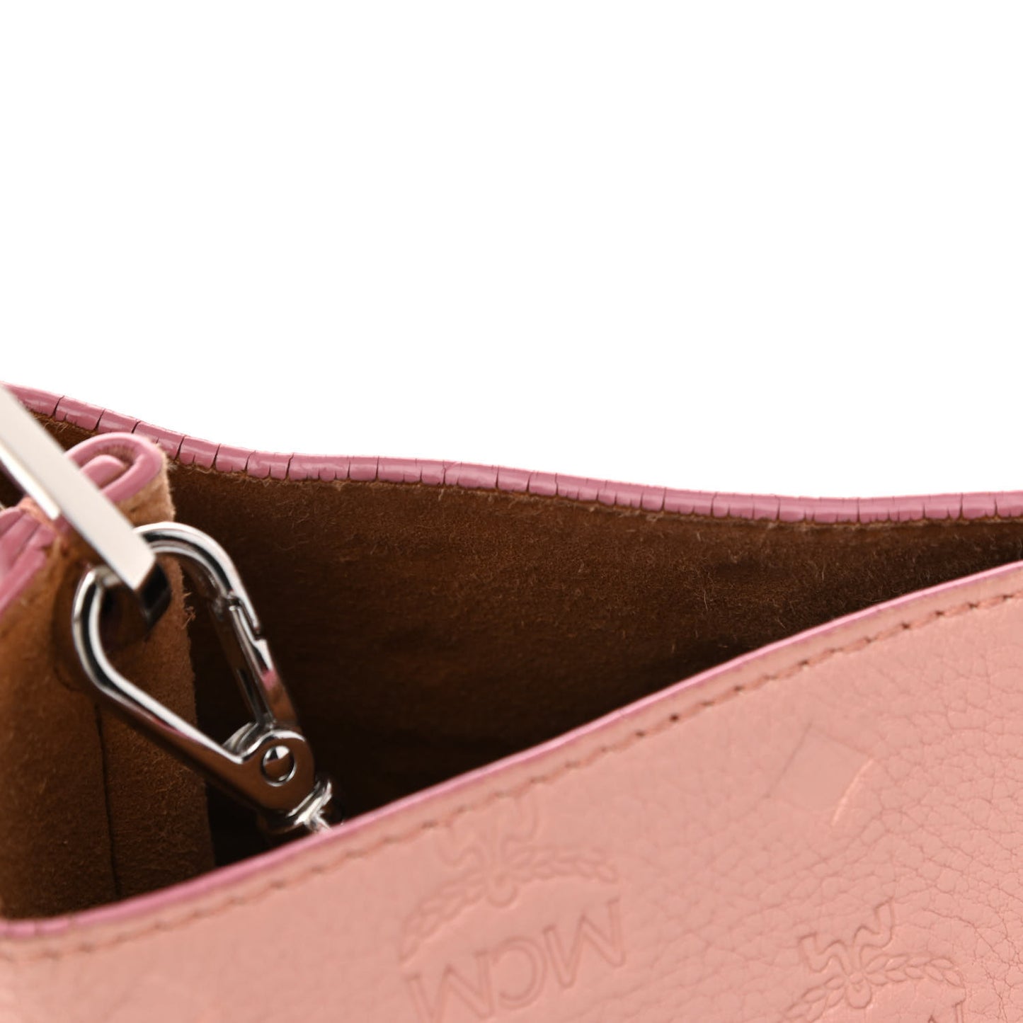 Calfskin Ottomar Monogram Sarah Medium Hobo Pink Blush