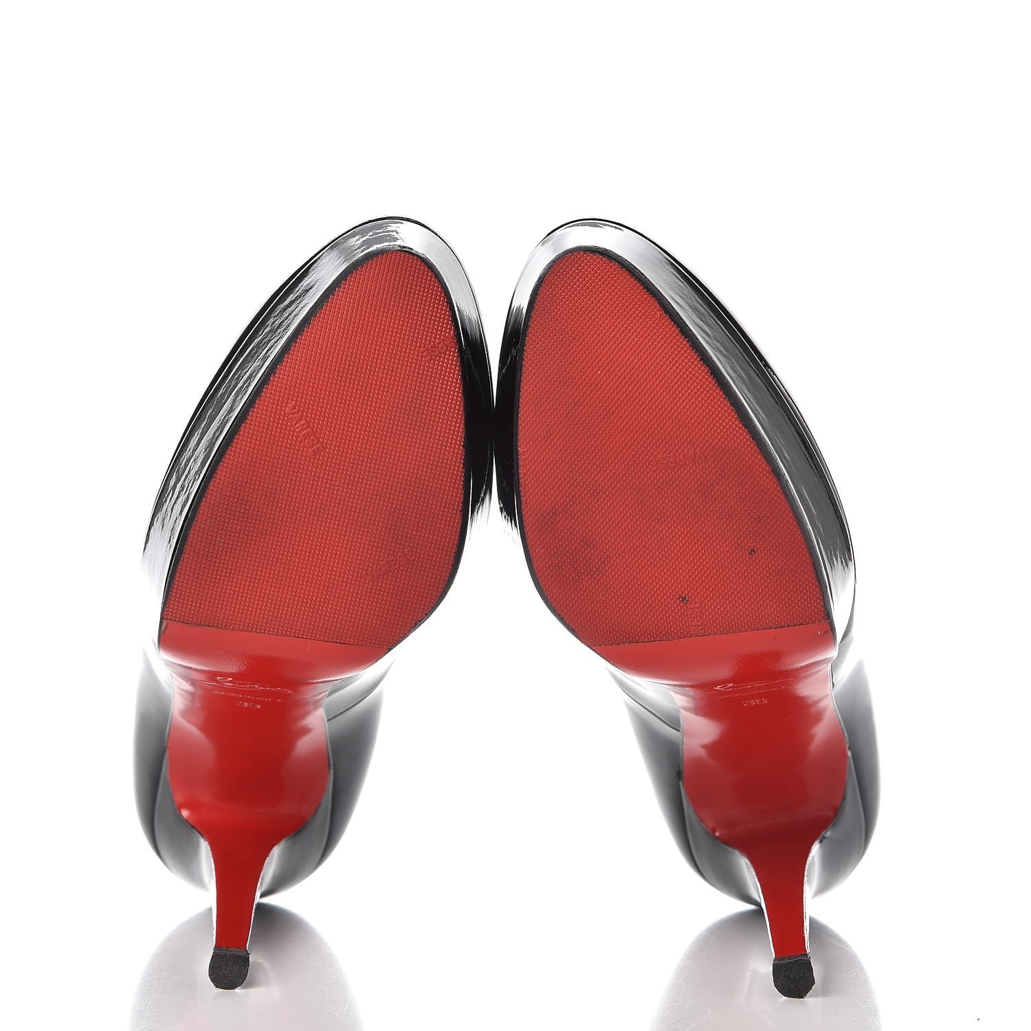Christian Louboutin Patent Bianca 140 Pumps 39 Black 5 of 12