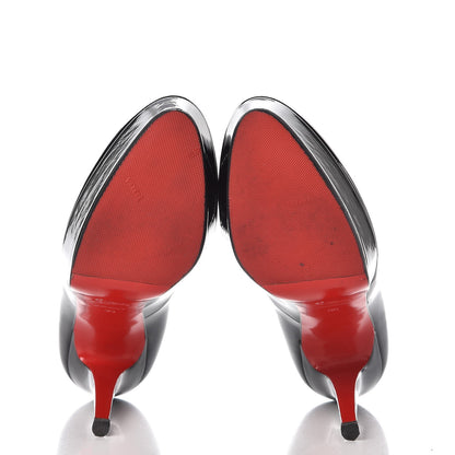 Christian Louboutin Patent Bianca 140 Pumps 39 Black 5 of 12