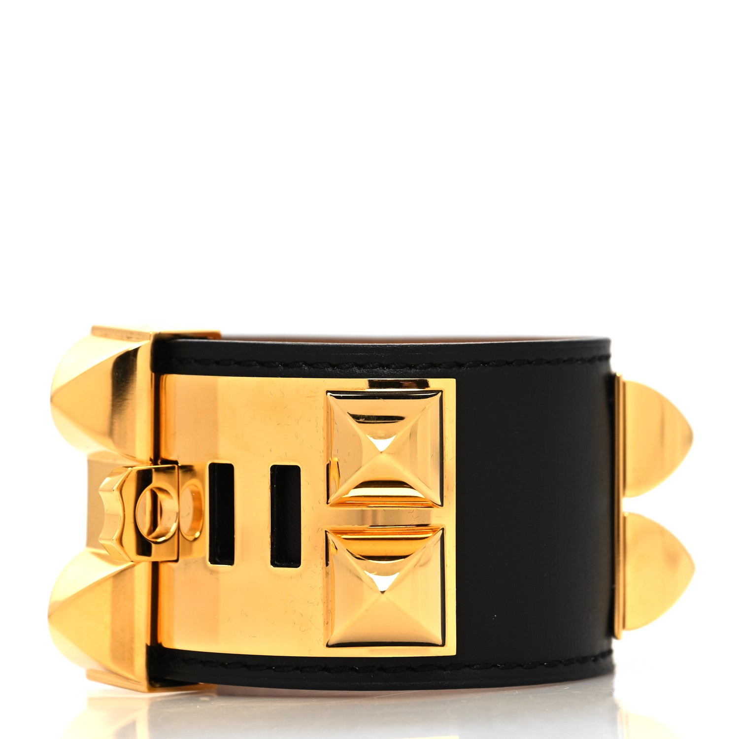Hermes Swift Collier de Chien CDC Bracelet S Black 3 of 5