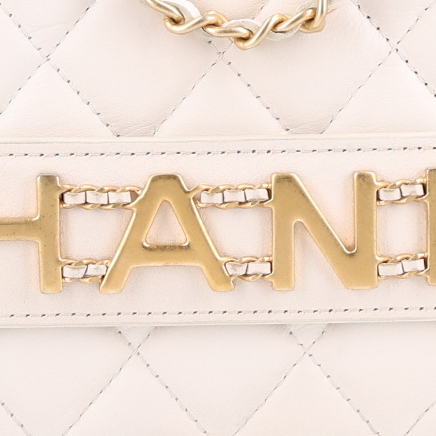 Chanel Calfskin Quilted Small Enchained Flap White 10 of 11