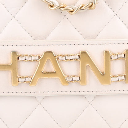 Chanel Calfskin Quilted Small Enchained Flap White 10 of 11