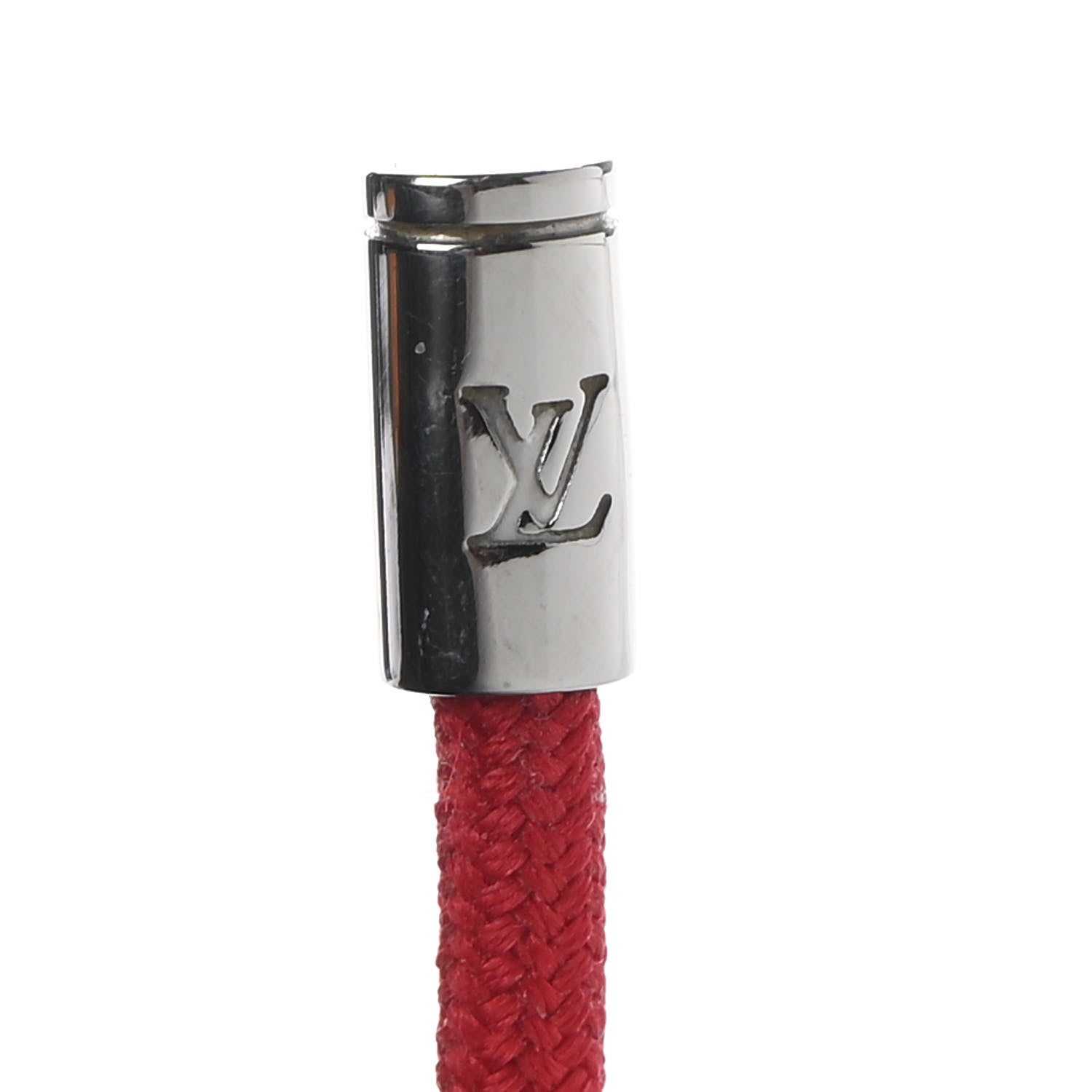 Louis Vuitton Nylon LV Space Bracelet Rouge 8 of 9