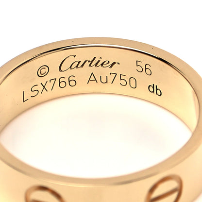 Cartier 18K Yellow Gold 5.5mm LOVE Ring 56 7.5 4 of 5