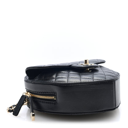 Chanel Lambskin Quilted CC In Love Heart Bag Black 4 of 9