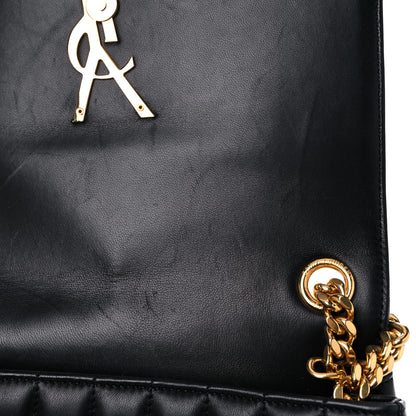 Saint Laurent Lambskin Matelasse Monogram Large Vicky Chain Bag Black 15 of 16