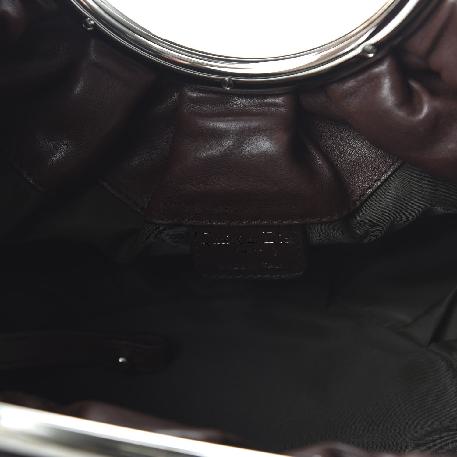 Christian Dior Smooth Calfskin Soft Babe Shopping Tote Brown 8 of 11