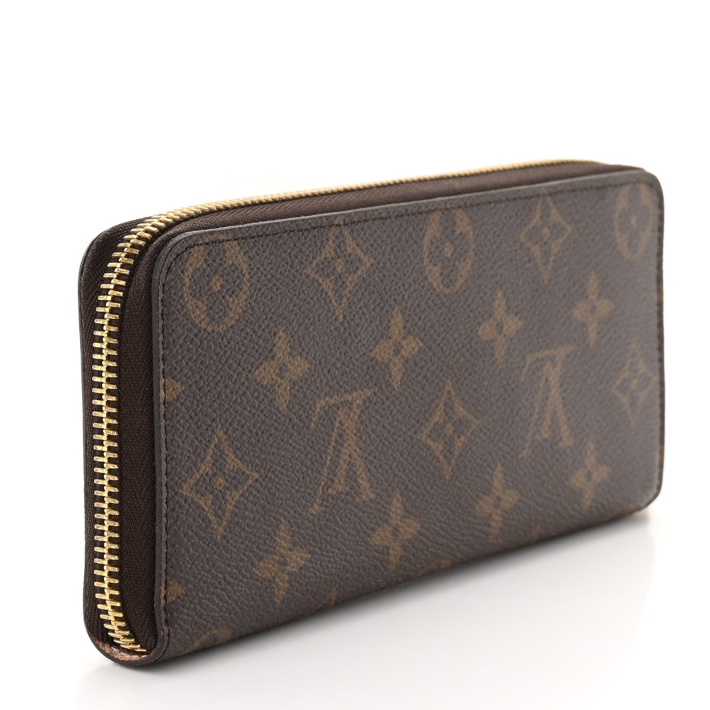 Monogram Clemence Wallet Rose Ballerine