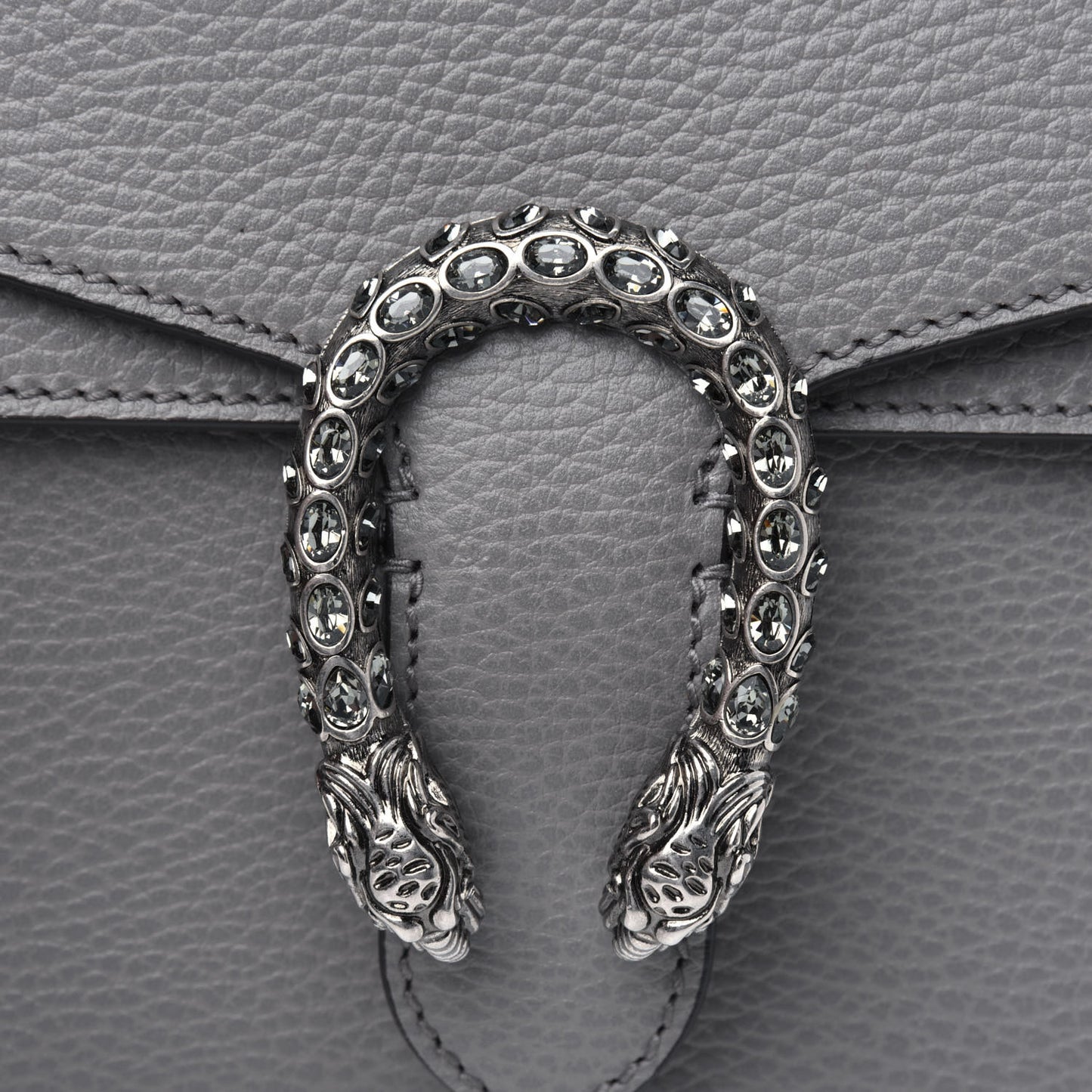 Calfskin Mini Dionysus Shoulder Bag Dusty Grey
