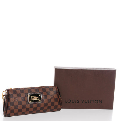 Louis Vuitton Damier Ebene Eva Clutch 9 of 9