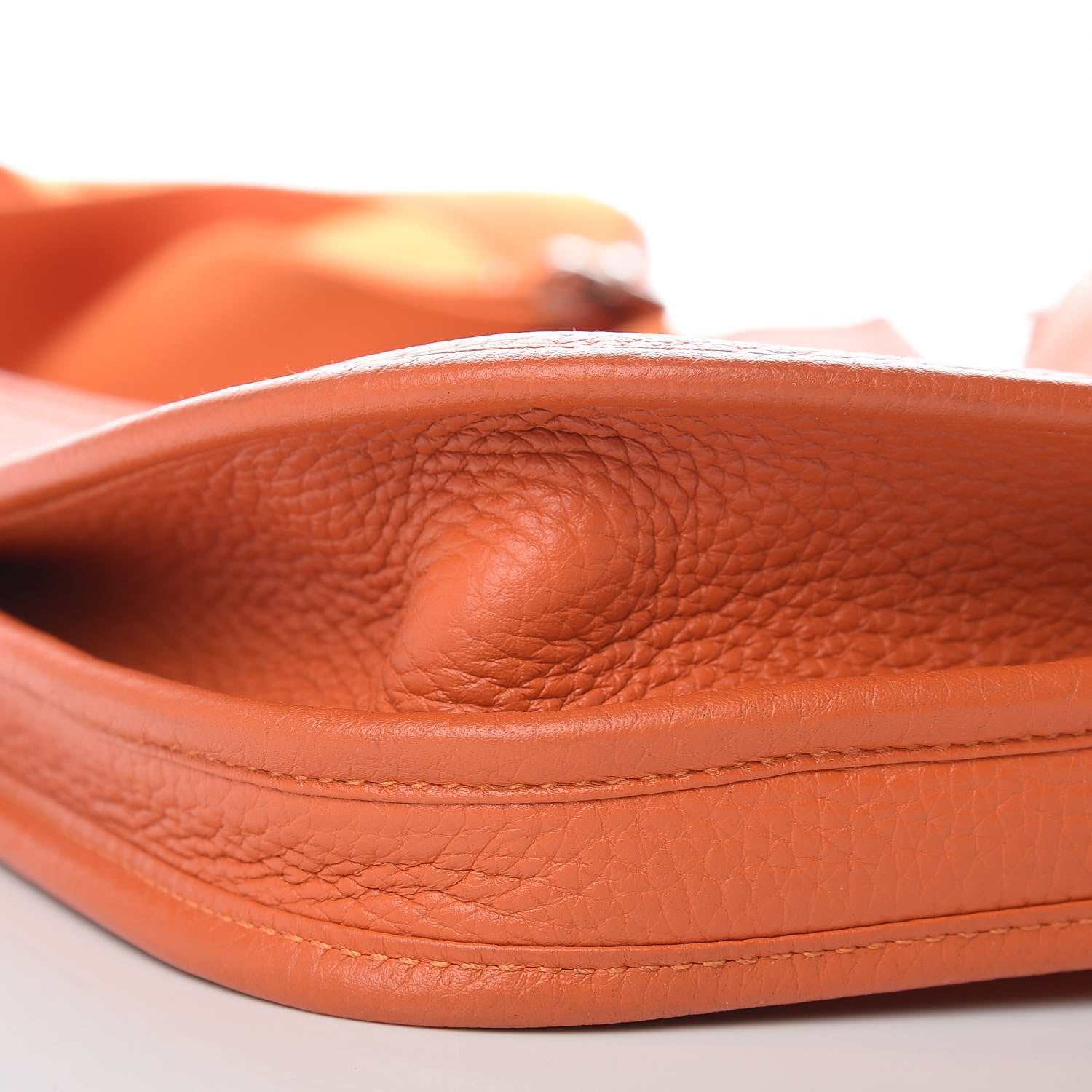 Hermes Taurillon Clemence Evelyne III PM Orange 8 of 9
