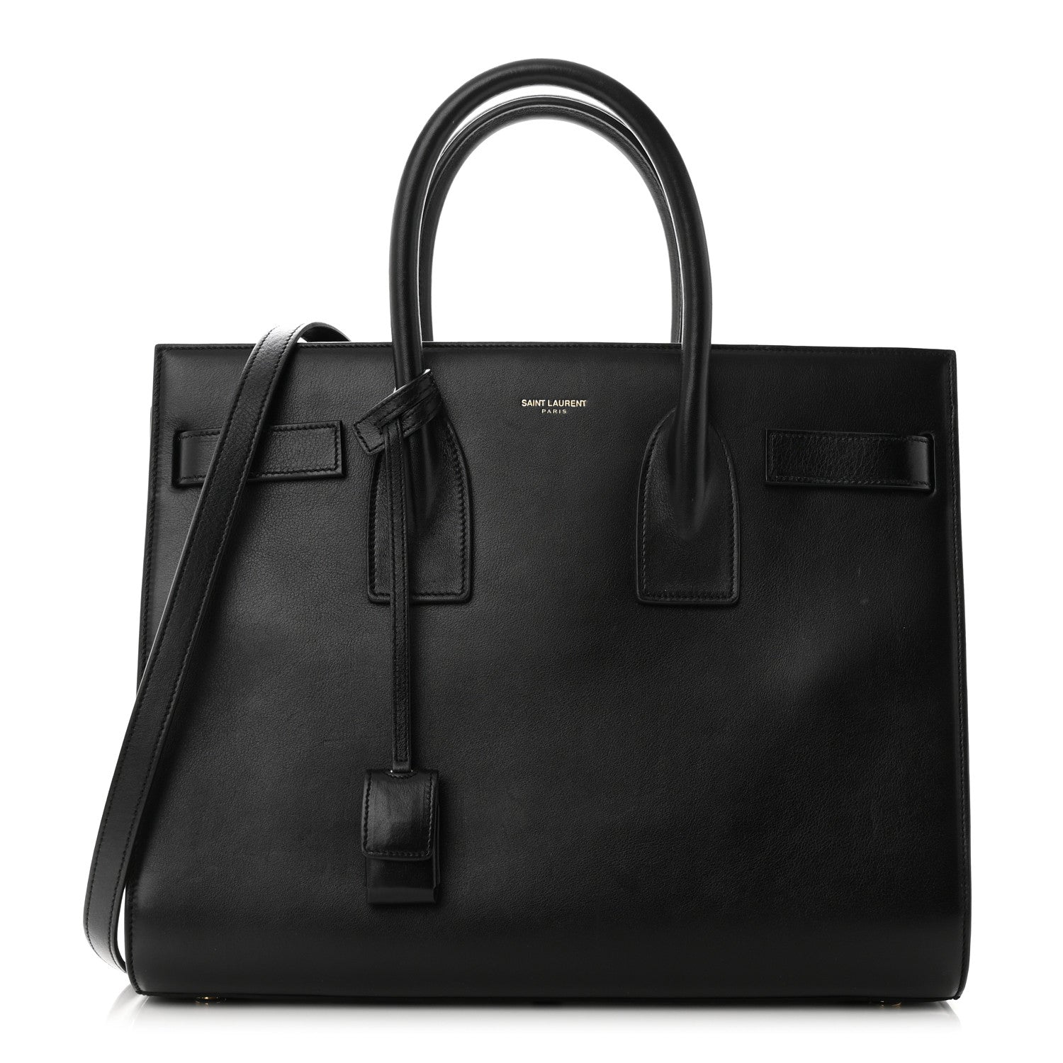 Saint Laurent Smooth Calfskin Small Sac De Jour Black 1 of 9