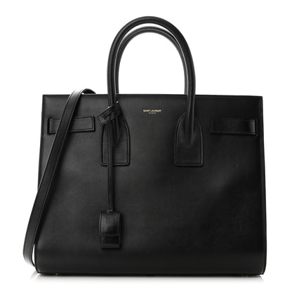 Saint Laurent Smooth Calfskin Small Sac De Jour Black 1 of 9