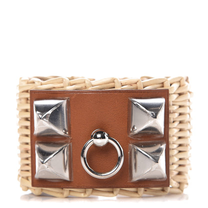 Hermes Barenia Osier Collier De Chien CDC Picnic Bracelet S Fawn 1 of 8