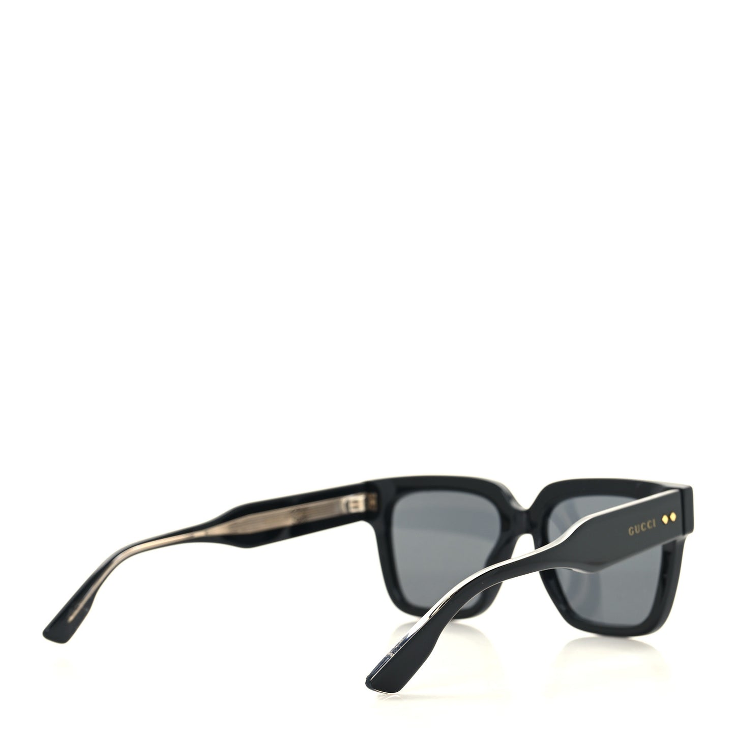 Acetate Square Frame Sunglasses GG1084S Black